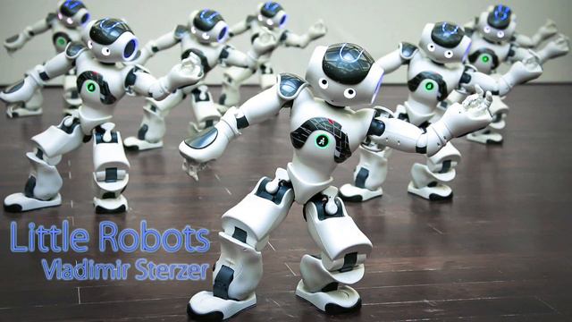 Synth Pop Electronic Dance Piano Music, Little Robots (Radio Edit) - Vladimir Sterzer