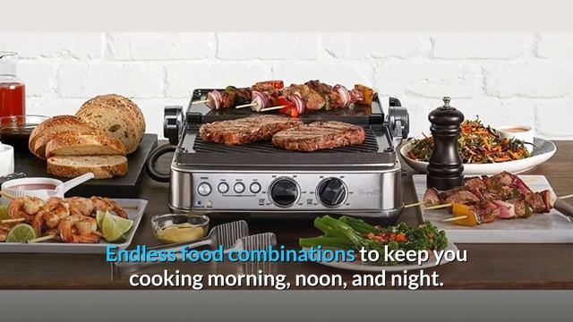 Breville BGR700BSS Sear and Press Grill, Brushed Stainless Steel Review