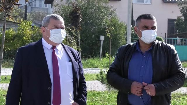 Объезд. Благоустройство  ул  Красноармейской в г. Крымске.  Октябрь 2020