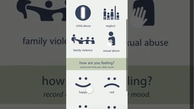 Child Abuse App - Adobe Experience Design