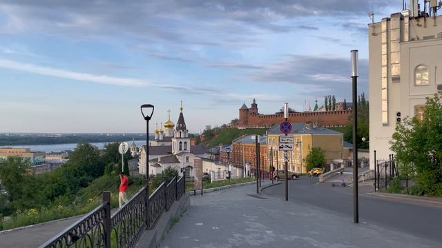 Нижний Новгород - столица закатов, прогулка по набережной Федоровского.