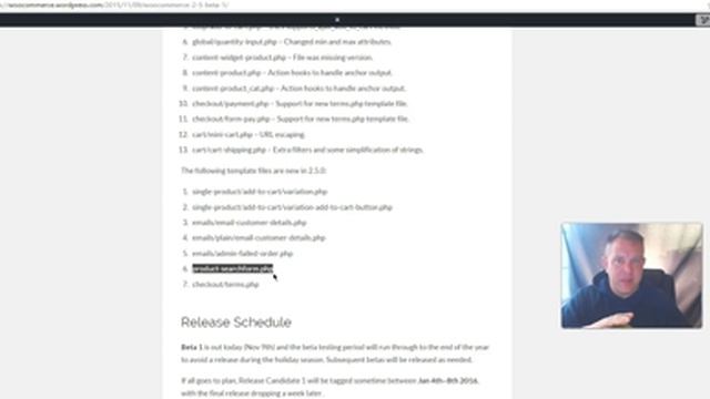 WooCommerce Update 2.5
