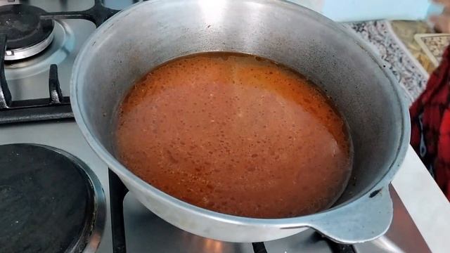 Домашний лапша. Очень вкусный суп.