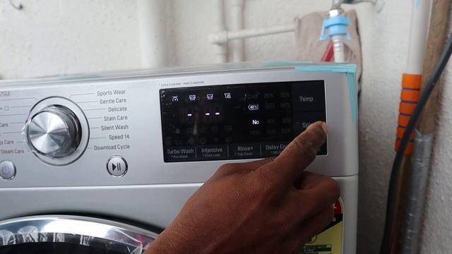 LG front load washing machine demo in hindi, Washing machine tub Cleaning|