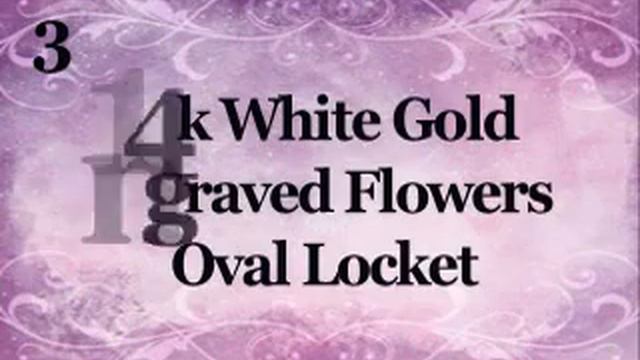 5 Bestselling 14K White Gold Locket