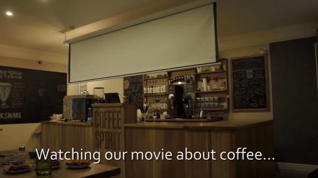 Наш первый клиент COFFEE SPIRIT - рекламный ролик.