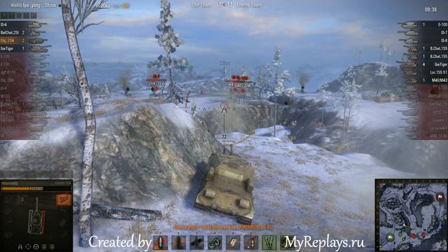 WOT: Arctic Region - Object 704 - 5 frags