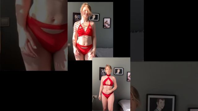 Шьем два красных комплекта #shorts