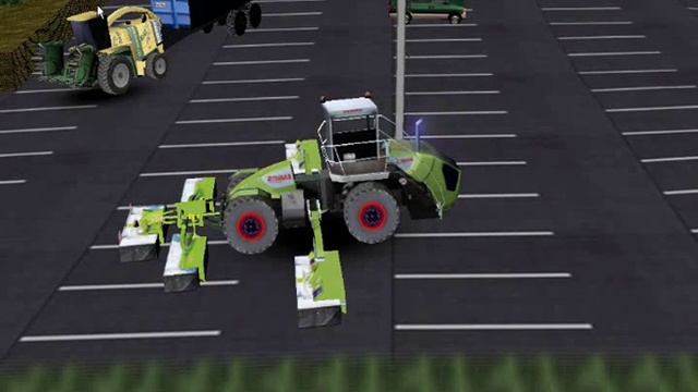 Sim Tractor modern equipment