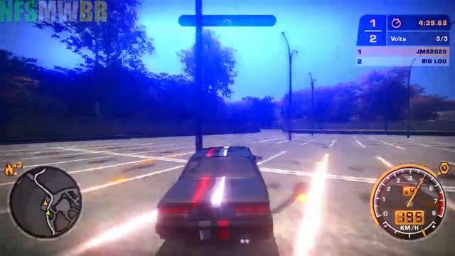 NFSMW BR LISTA NEGRA 11 CHEVROLET OPALA DIPLOMATA SE 1992 vs MITSUBISHI ECLIPSE BIG LOU 2