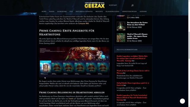 Prime Gaming: Bald kostenlose Goodies für World of Warcraft - und viele weitere Blizzard-Spiele