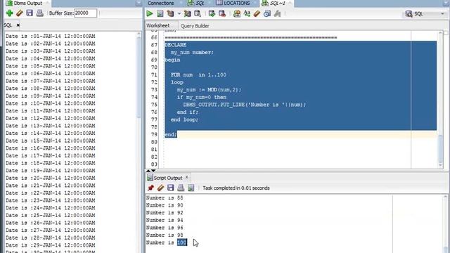 PLSQL Control Structures