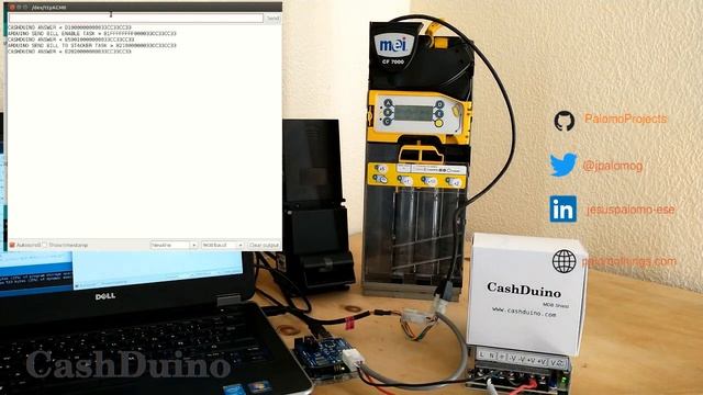 unboxing How to communicate the Multi Drop Bus (MDB) using Arduino