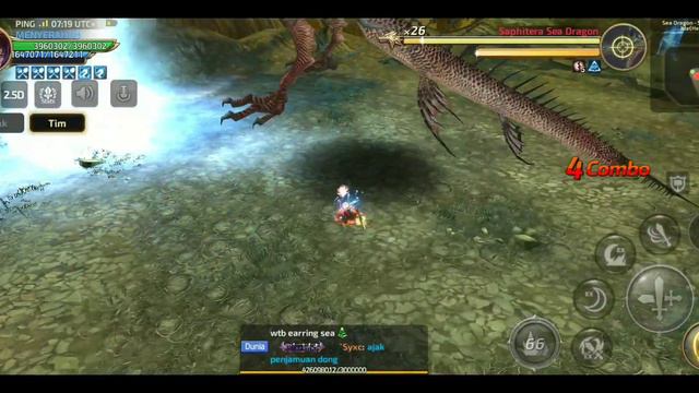 Solo Sea Dragon Nest Stage 6 As MoonLord - Dragon Nest M classic