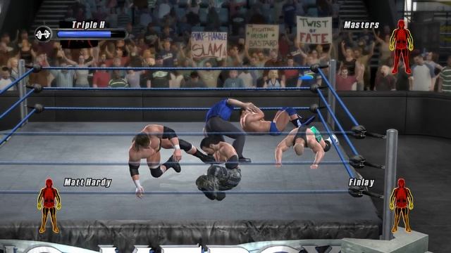 WWE Smackdown vs Raw 2008 Fatal 4 Match Way Match.mp4