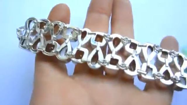 Браслет с натуральными цитринами!