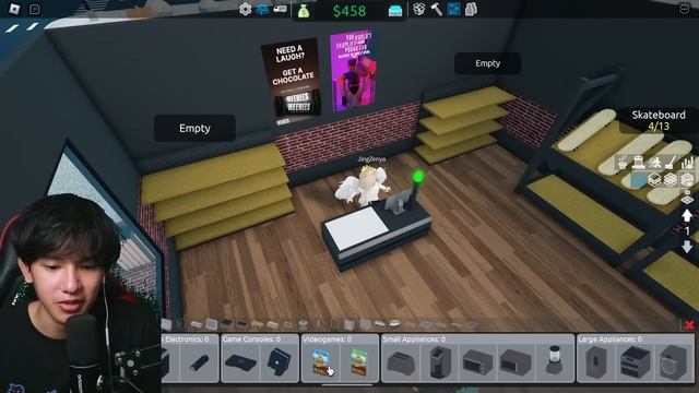 ខ្ញុំបានបើកហាងលក់Skateboardនៅក្នុងRoblox