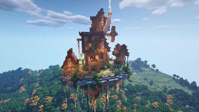 Minecraft Timelapse - The Ultimate Survival Sky Island Base!!! [World Download]