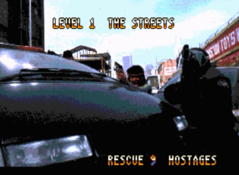 Sega Mega Drive 2 (Smd) 16-bit Predator 2 / Хищник 2 Уровень 1 Улицы / Level 1 The Streets