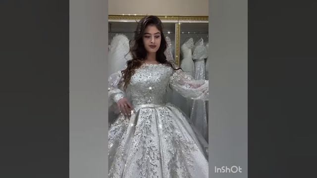 сверкающие свадебное платье королевского стиля