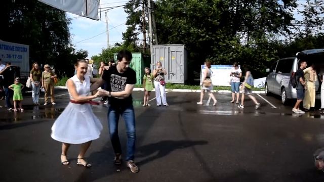 САЛЬСА в Омске! Мастерская танца и йоги МЯТНАЯ ЛИСА vs Школа танцев PlatinumFD 10.07.16.