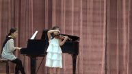 Makayla (age 8, 1/4 size violin) performed Sarabande in g minor