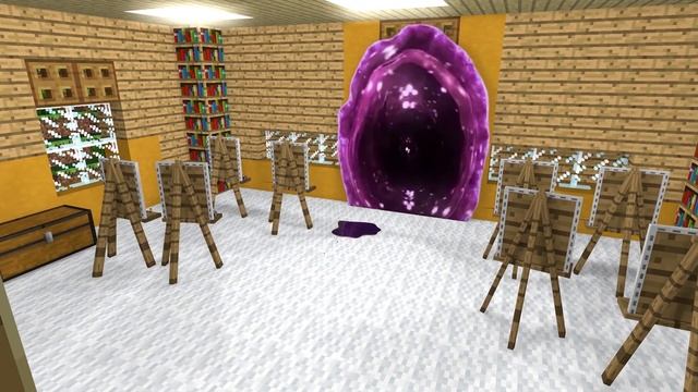 MONSTER SCHOOL - WATER BOTTLE CHALLENGE IN MINECRAFT! MINECRAFT ANIMATION CARTOON