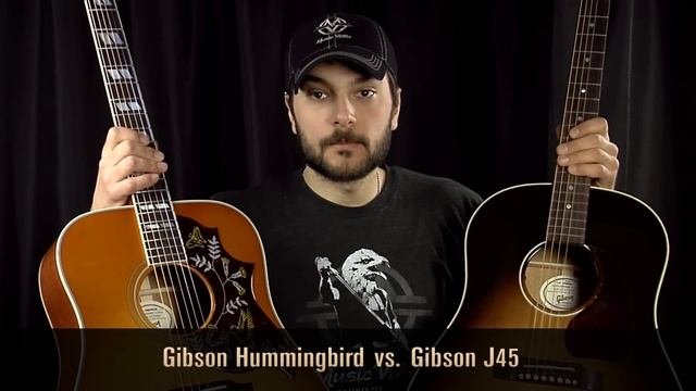 Gibson J45 vs Gibson Hummingbird: Whats the Best Acoustic Guitar?