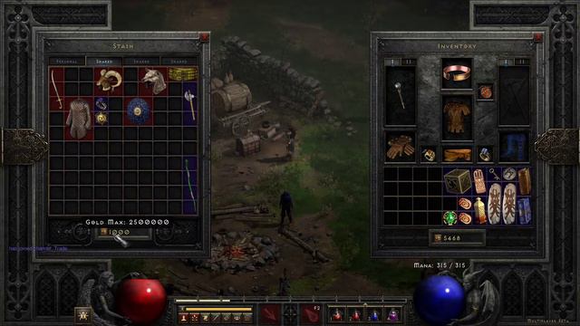 Diablo 2 Resurrected How to give gold to your new characters!