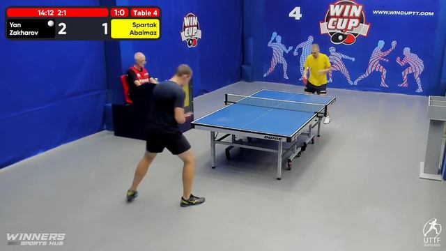 18:30 Yan Zakharov 3-0  Spartak Abalmaz    South 3 WIN CUP 21.09.2022 | TABLE TENNIS WINCUP