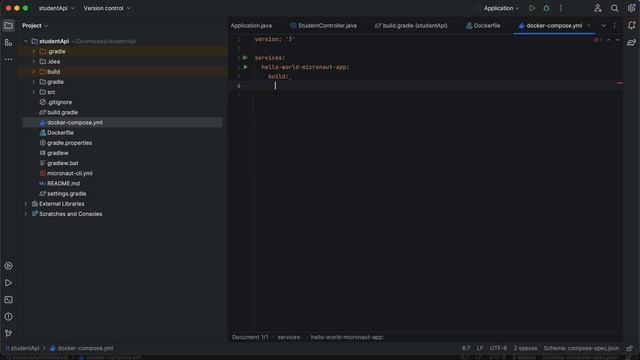 Creating Docker Container for Micronaut/Spring Boot App with docker-compose | Step-by-Step Guide