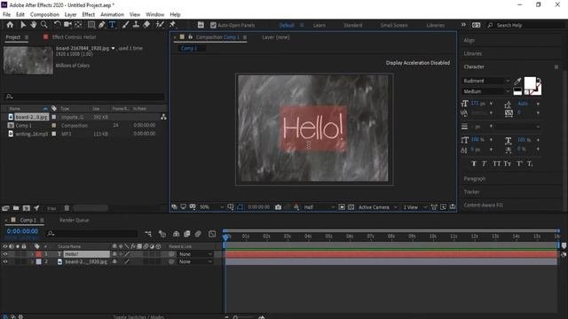 How to add Chalk Effects in After Effects  Learn After Effects  All About in Minutes