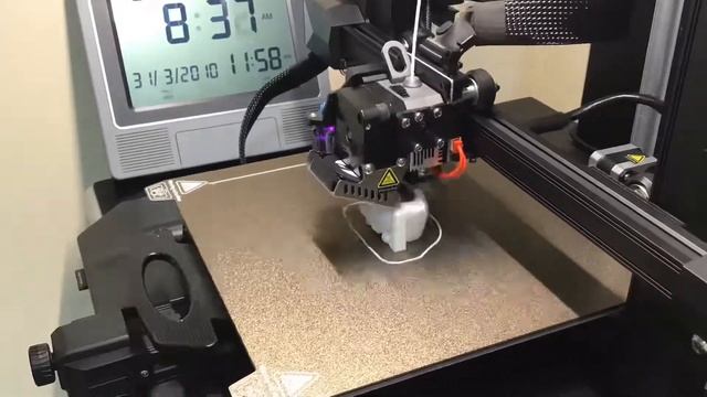 first try with the new 3D printer (Creality Ender 3 S1 pro)
