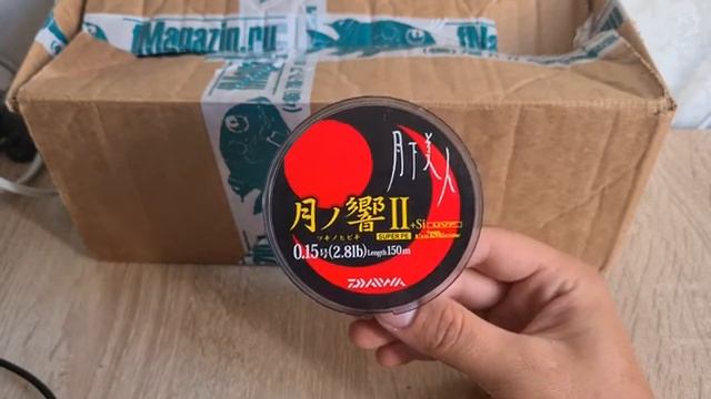 Видеообзор плетеного шнура Daiwa Tsukinohibiki 2+SI 0.15 PE  с Fmagazin