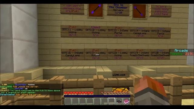 Minecraft Mini Game Marathon 3 One In the chamber