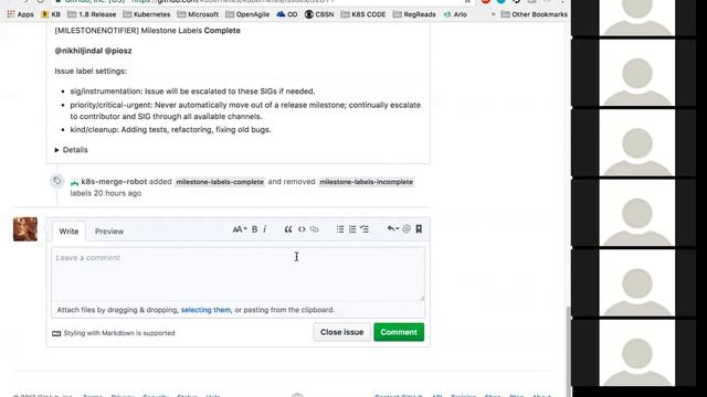 Kubernetes 1.8 Burndown Meeting 9-22-2017