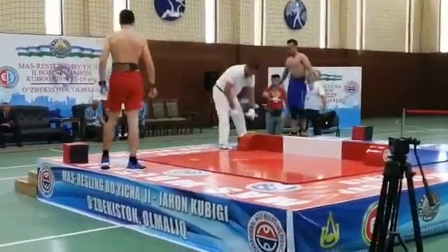 Хуштов Анзор 2ой этап Кубка Мира по мас-рестлингу 2019