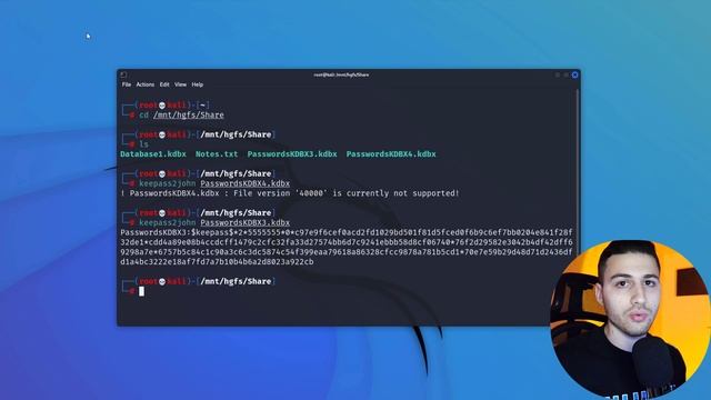 Cracking a KeePass Database File?