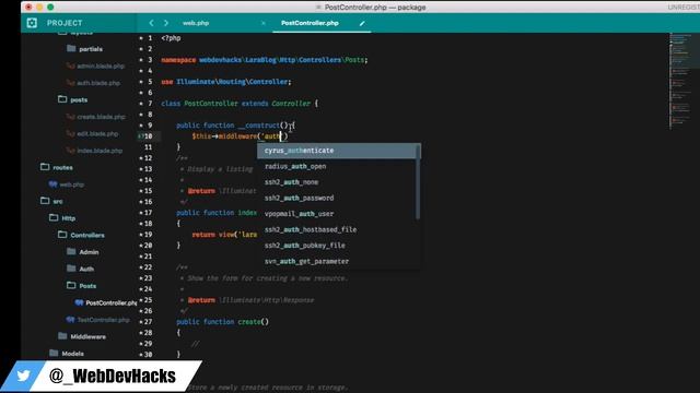 Laravel 6.x Blog w/ Multi-Authentication Package Development