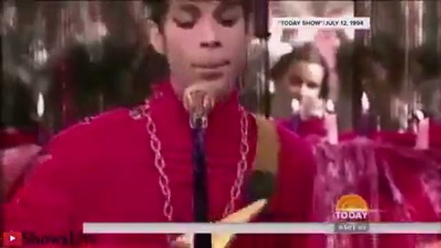 prince and nona gaye perform the song love sign on the today show july 12, 1994