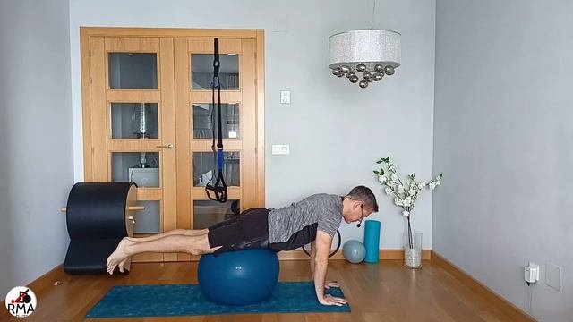 PILATES FITBALL INTERMEDIO  #3 ? PILATES para PRINCIPIANTES  ?