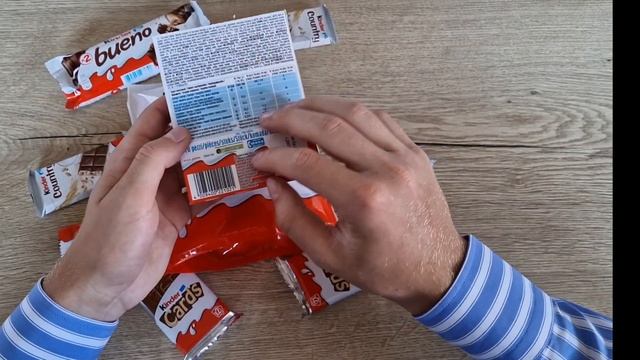 Some Lot's Choclate ASMR 61 Unpacking Melk Choclate Kinder Bueno Kinder Maxi That You Love ??✨️??