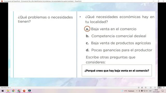 Identificamos problemas o necesidades