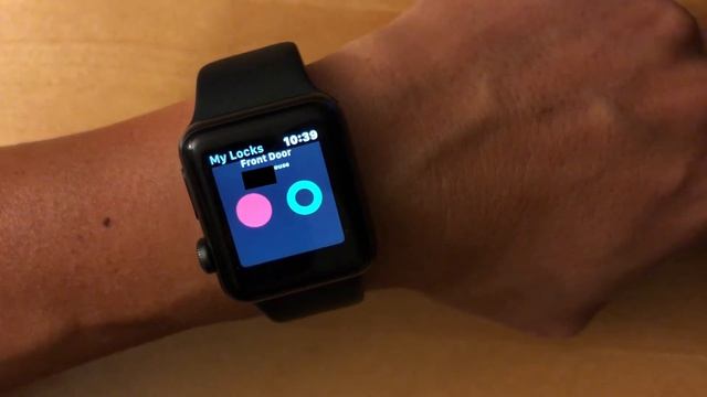☆august door lock app - Apple Watch☆ -quick tip-