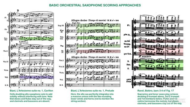 15. Saxophone Orchestral Uses