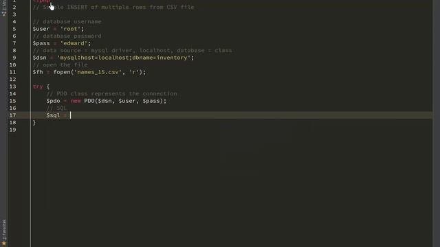 Insert data using php to mysql