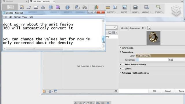 How to create custom materials in fusion 360