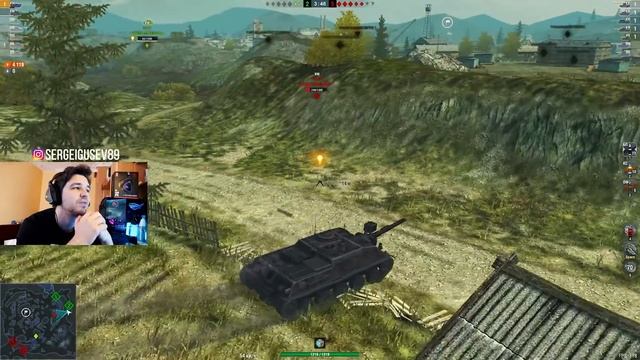 ПЕРВЫЙ ТОП НАГИБ НА НОВЕЙШЕЙ ПТ-САУ ● ЗАПОТЕЛ 1 vs 4 ● WoT Blitz