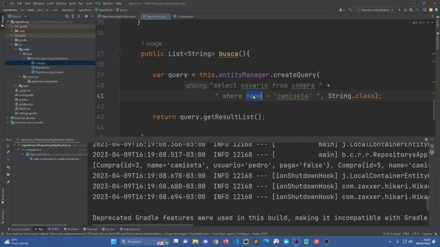 Spring - JPA - EntityManager - CreateQuery - CreateNativeQuery