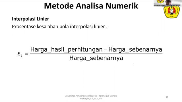 1. PERTEMUAN-13 (03 June 2022)_METODE DAN ANALISA NUMERIK